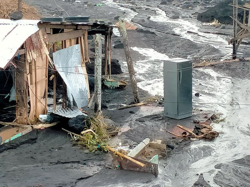 Aftermath of Typhoon Goni in Daraga, Albay province, Philippines