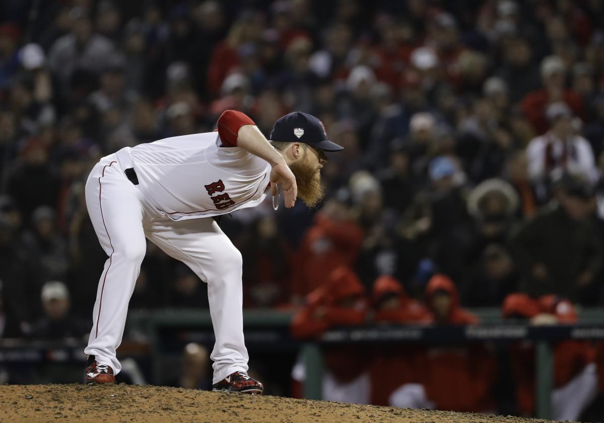 Craig Kimbrel's long beard: Boston Red Sox closer has no plans to cut it  because daughter, teammates love it 