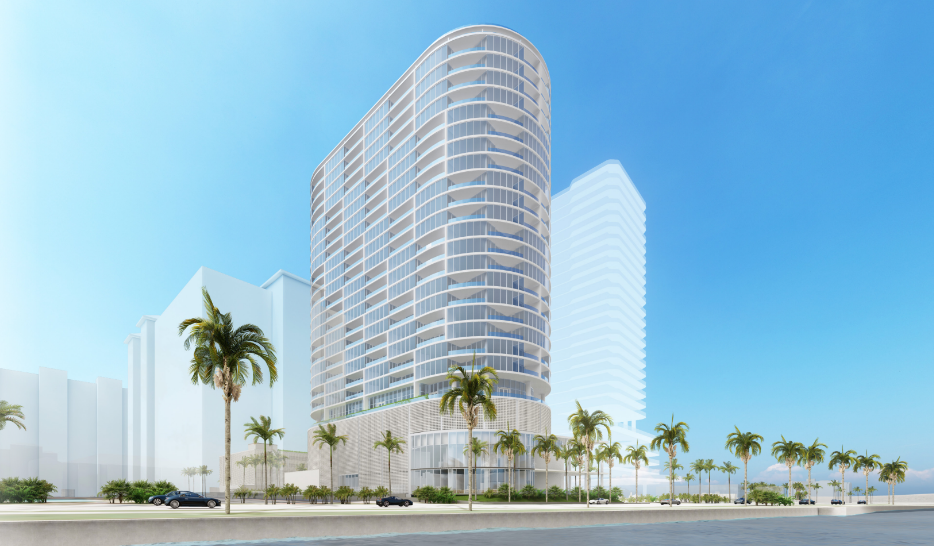 Rendering of Shorecrest, a luxury condominium planned by Related Cos. at 1901 N. Flagler Drive in West Palm Beach.