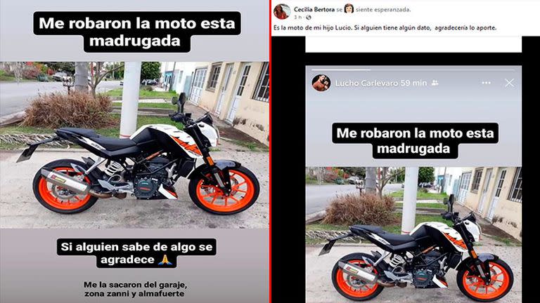 La jueza publicó datos del rodado robado en Facebook.