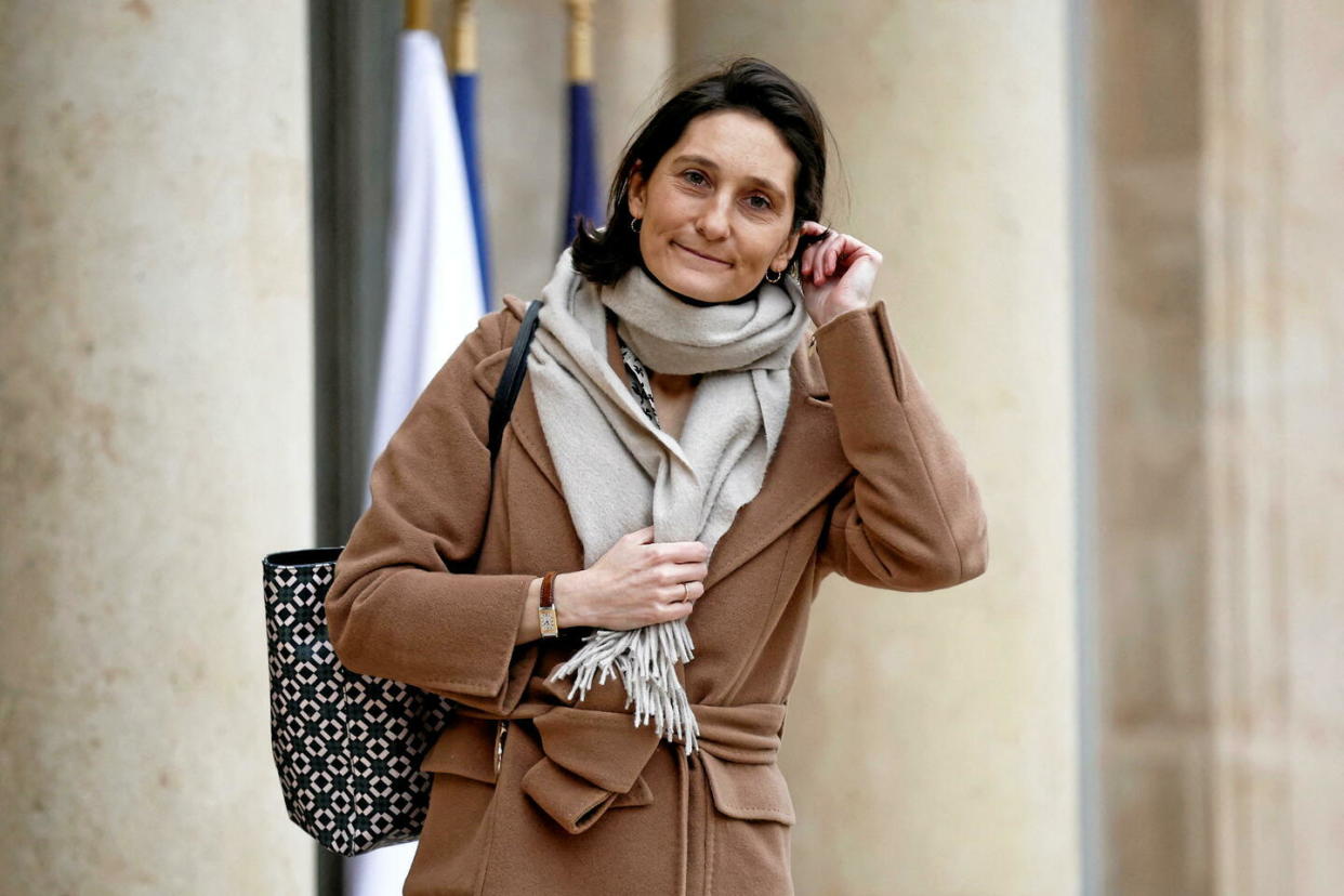 Amélie Oudéa-Castéra est empêtrée dans une polémique depuis ses premières heures en tant que ministre de l'Éducation.  - Credit:BENOIT TESSIER / X07241 / REUTERS