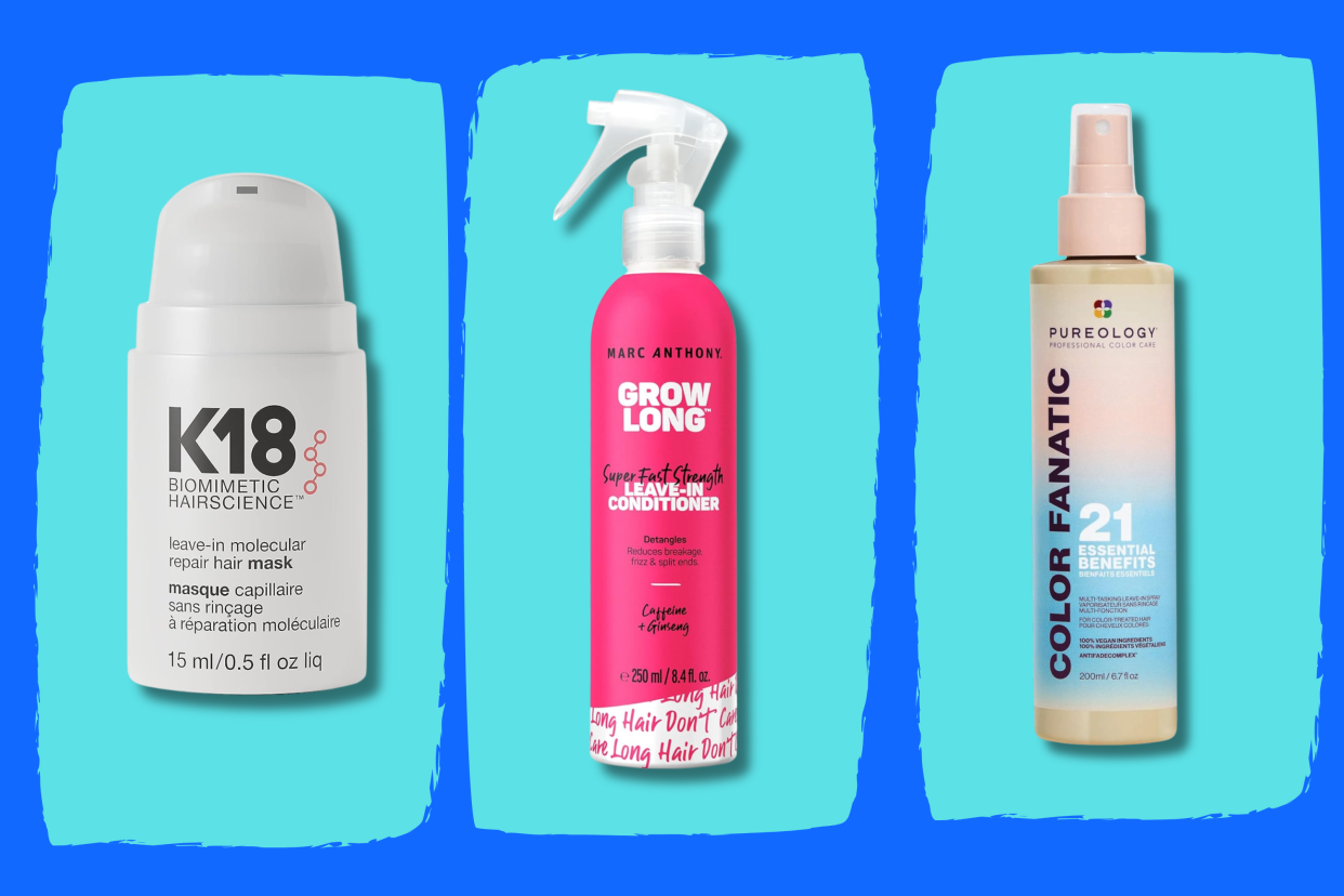 Three leave-in conditioners.