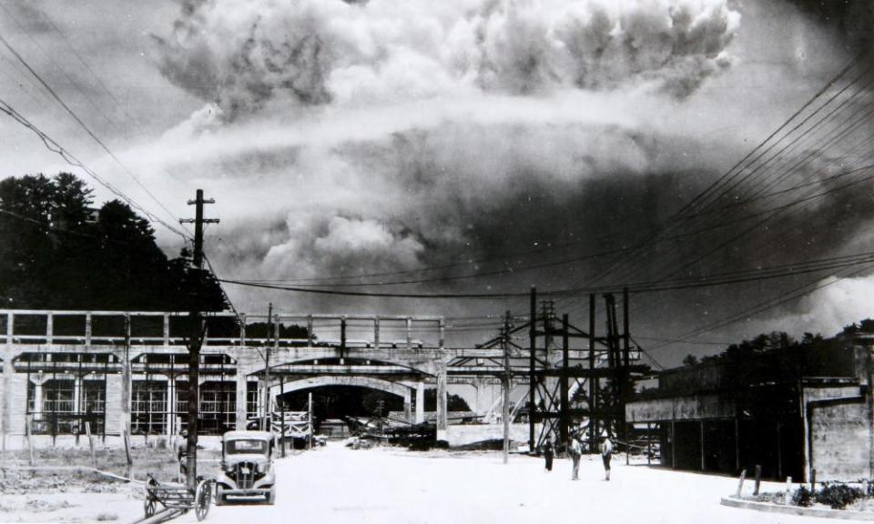 <span>Photograph: Nagasaki Atomic Bomb Museum/EPA</span>