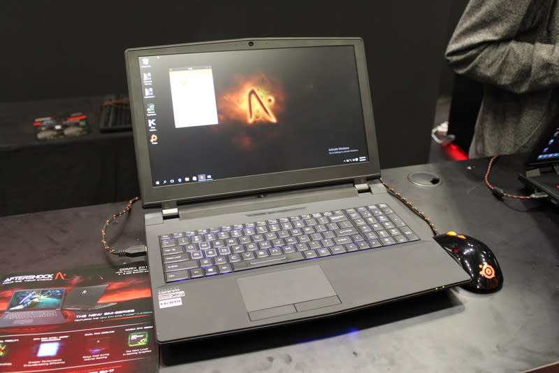 Aftershock's W series has also been refreshed with the new Skylake chips. We're featuring the Aftershock W-15 in the article but the W-17 has also been refreshed with Skylake hardware. The Aftershock W-15 is a 15.6-inch gaming notebook with a 1920 x 1080 pixels resolution IPS display with G-Sync. It has an Intel 6th Gen Core i7-6700K (4GHz, 8MB smart cache) processor, NVIDIA GeForce GTX 980M (8GB VRAM), 16GB DDR4 RAM and 120GB SSD + 1TB HDD. It comes with Windows 10 installed and costs $3,345. (U.P.$3,506)