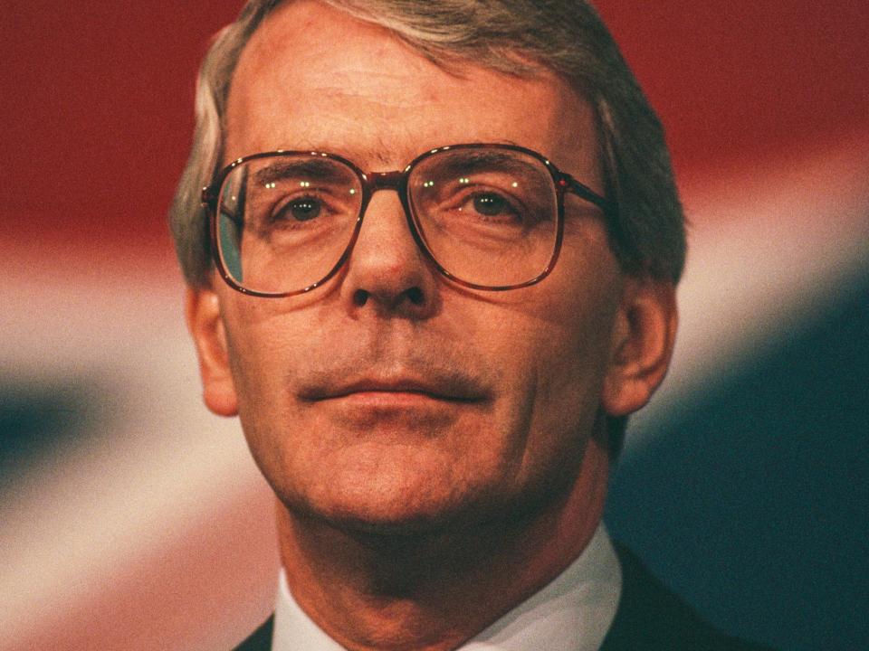 john major in 1992