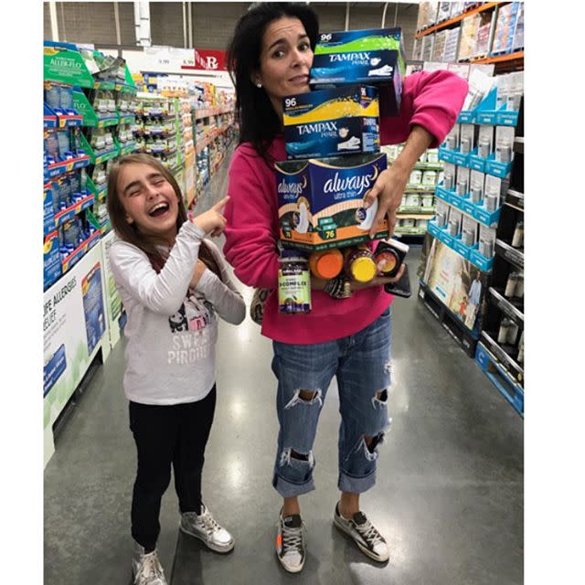 Angie Harmon shares a relatable photo from the grocery store. (Photo: Instagram/Angie Harmon)