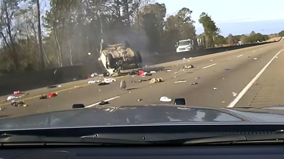 Georgia Trooper Does Brutal PIT On Fleeing Suspect