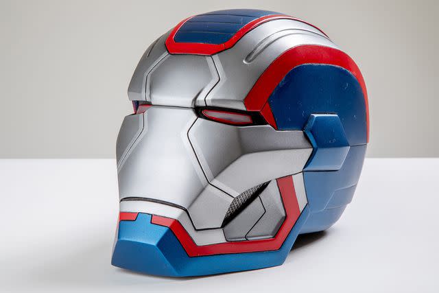 <p>Michael Simon</p> Iron Man's helmet