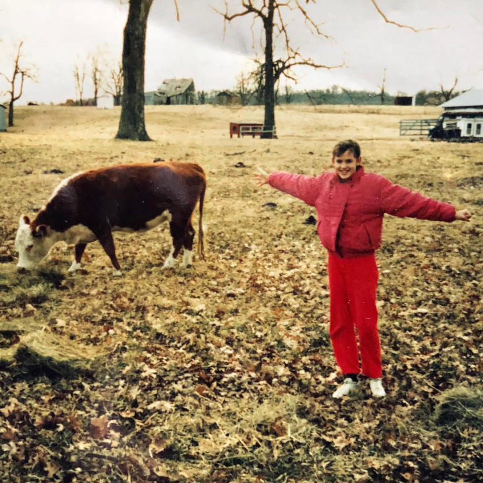 <p>Garner, who is the founder of Once Upon a Farm, <a href="https://www.instagram.com/p/Bl_n_ygBOwl/" rel="nofollow noopener" target="_blank" data-ylk="slk:shared a photo of herself;elm:context_link;itc:0;sec:content-canvas" class="link ">shared a photo of herself</a> with her cow "lovingly named Jennifer by my Uncle Jim and Aunt Helen and me." In the photo, she is rocking an all-red outfit, while Jennifer (the cow) is "#BovineChic." </p>