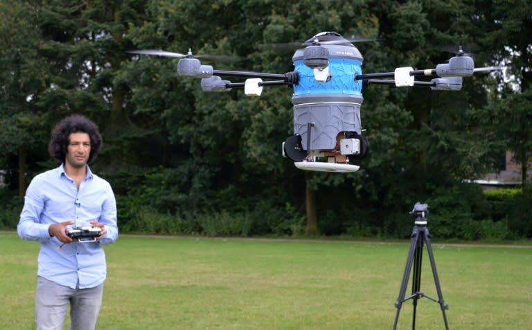 Massoud and Mahmud Hassani's latest mine-hunting device combines drone technology, 3D printing and robotics with a metal detector to find and ultimately destroy landmines