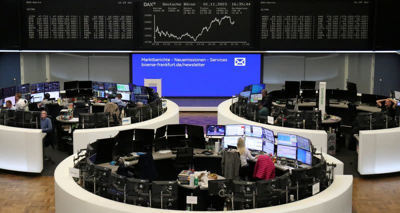 German share price index DAX graph is pictured at the stock exchange in Frankfurt