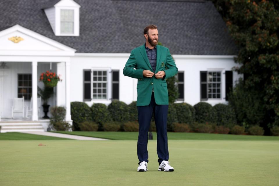 There is now a distinct possibility of a LIV Golf player slipping on the green jacket next year (Getty Images)