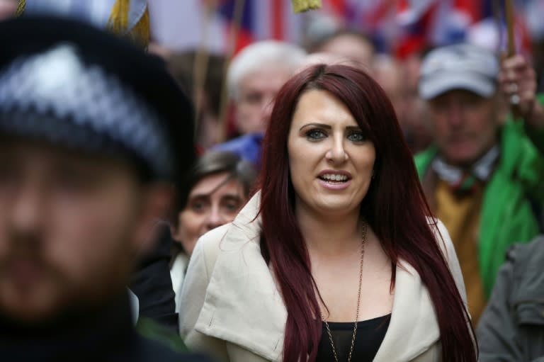 Jayda Fransen, the deputy head of a British far-right group, posted anti-Muslim videos that were retweeted by US President Donald Trump