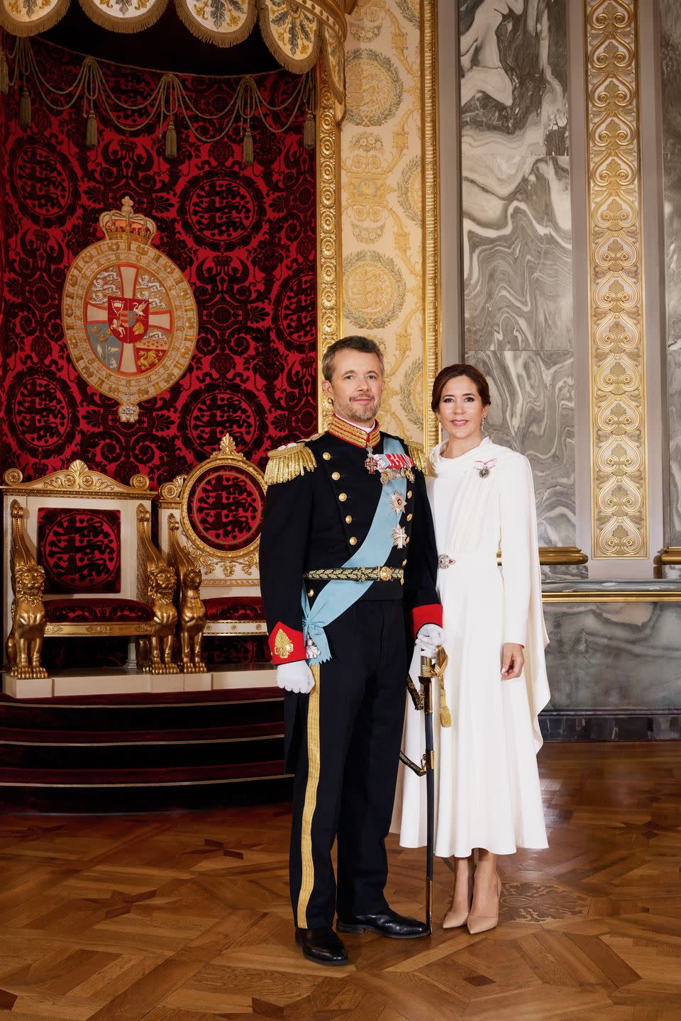 danish royal family accession portraits 2024