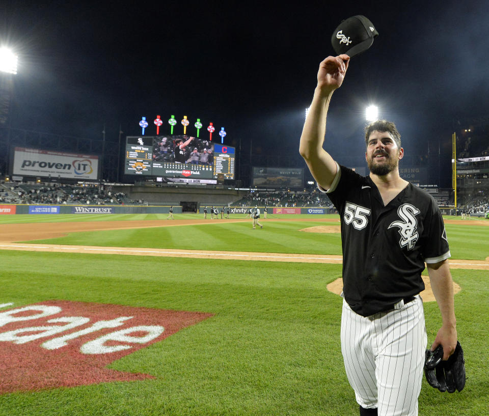 Carlos Rodon #55 of the Chicago White Sox 