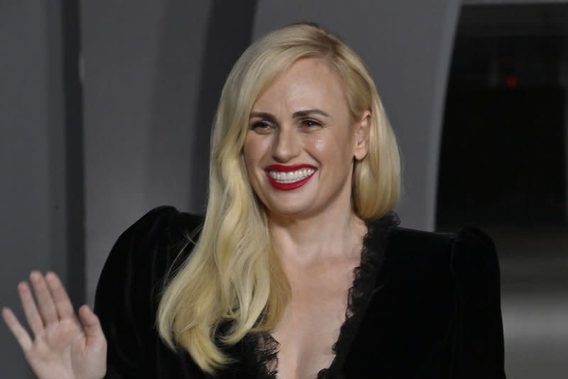 Rebel Wilson gave an update after being hospitalized for an injury she received while filming her new movie "Bride Hard." File Photo by Jim Ruymen/UPI