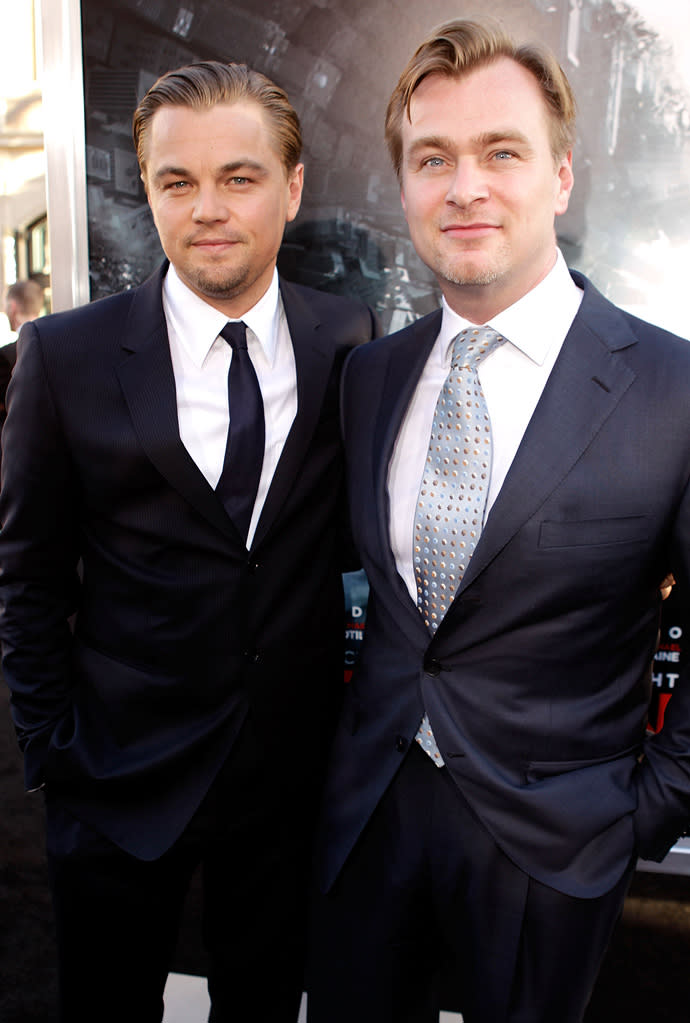 Inception LA Premiere 2010 Leonardo DiCaprio Christopher Nolan