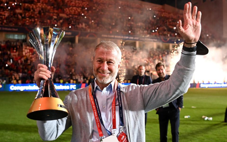 Roman Abramovich has now seen Chelsea win every possible trophy since his takeover in 2003 - GETTY IMAGES