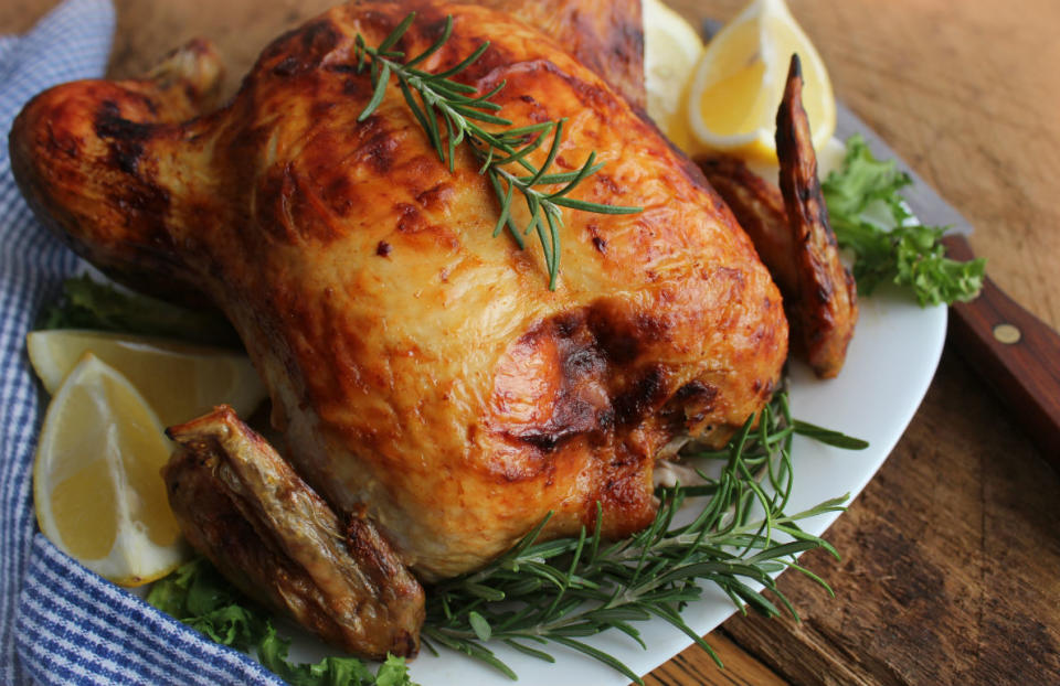 <p>Every British royal household loves serving <a rel="nofollow noopener" href="http://www.thedailymeal.com/best-recipes/how-make-perfect-roast-chicken" target="_blank" data-ylk="slk:a perfect roast chicken;elm:context_link;itc:0;sec:content-canvas" class="link "><strong>a perfect roast chicken</strong></a> for dinner. Nothing beats this classic dish, which is comforting, fairly healthy, and popular with all the family.</p><p><a rel="nofollow noopener" href="http://www.thedailymeal.com/perfect-roasted-chicken-recipe" target="_blank" data-ylk="slk:For the Perfect Roast Chicken recipe, click here.;elm:context_link;itc:0;sec:content-canvas" class="link "><strong>For the Perfect Roast Chicken recipe, click here.</strong></a></p>