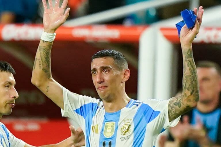 Ángel Di María, en la final de la Copa América 2024