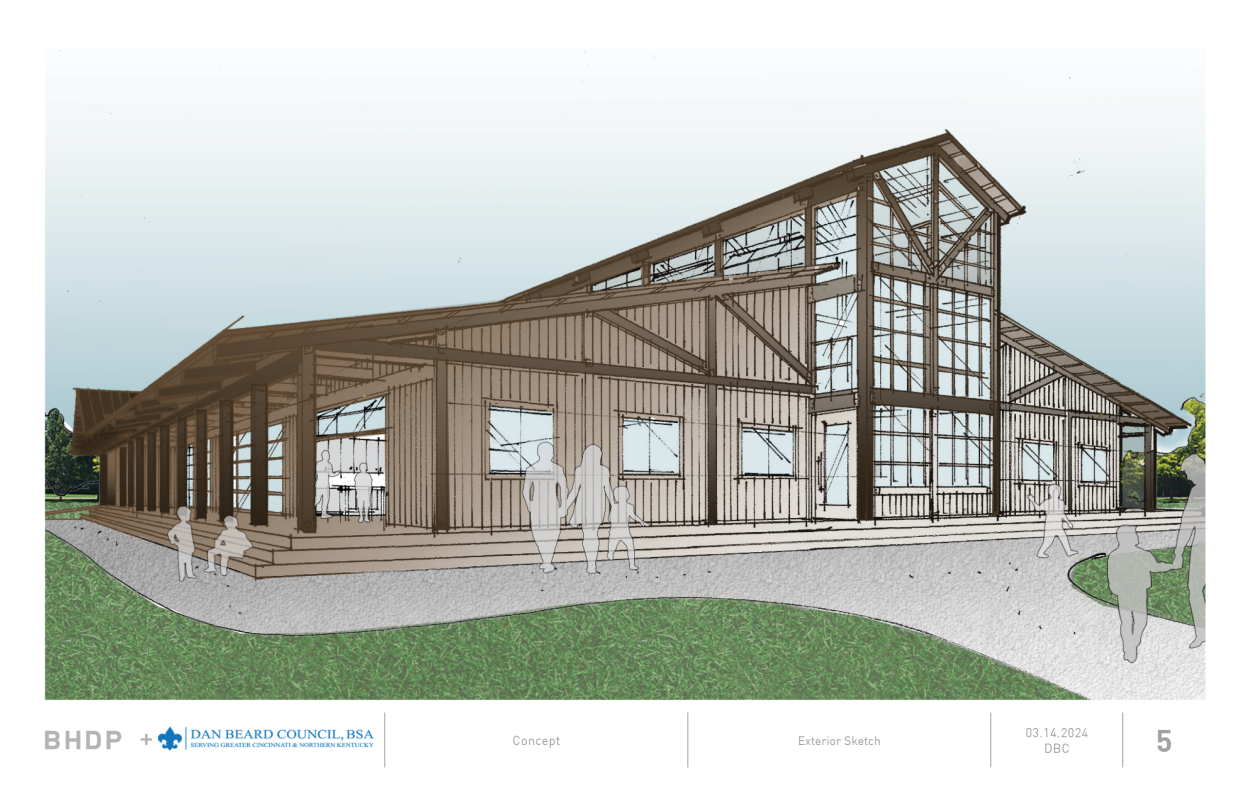 A rendering of the planned Dan Beard Council's Skilled Trades Center.