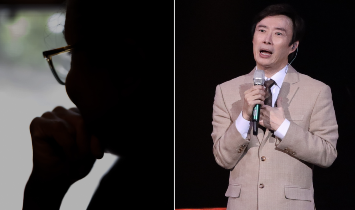 Silhouette of woman (left) and Taiwanese singer Fei Yu-ching (Photos: Getty Images)