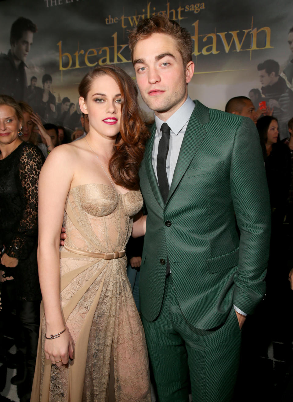 Stewart and Pattinson in 2012 at the premiere of <i>The Twilight Saga: Breaking Dawn – Part 2</i> in L.A. (Photo: Christopher Polk/Getty Images)