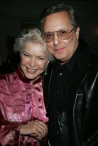 <p>David Livingston/Getty</p> Actress Ellen Burstyn (L) and director William Friedkin attend Burstyn's celebration of the release of her memoirs, "Lessons in Becoming Myself", at the Chateau Marmont on November 3, 2006 in Los Angeles, California