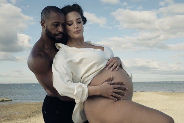 The 32-year-old model and her husband, Justin Ervin, are expecting a baby boy in January.