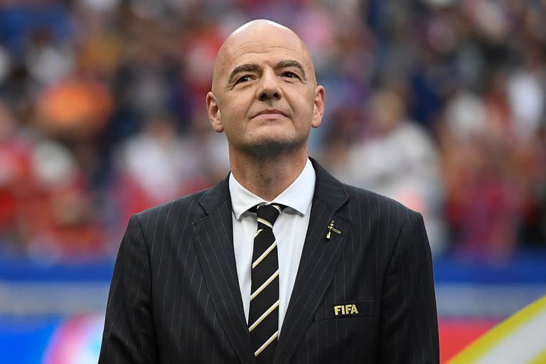 07 de julio de 2019, Francia, Decines-Charpieu: El presidente de la FIFA, Gianni Infantino, asiste a la final de la Copa Mundial Femenina de la FIFA de fútbol entre Estados Unidos y Holanda en el Parc Olympique Lyonnais. Infantino espera que la Copa Mundial de la FIFA 2022 masculina en Qatar sea exc