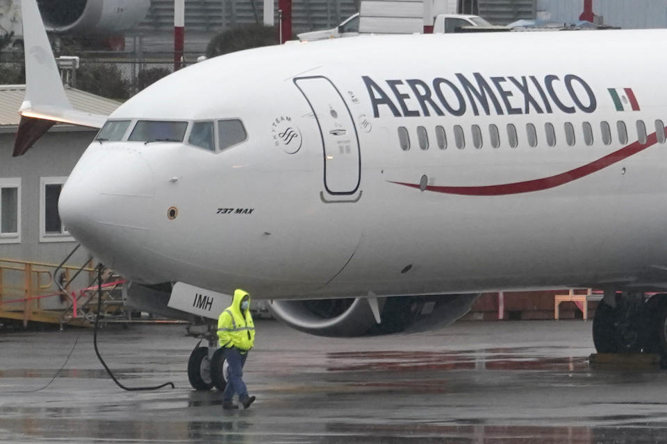 Boeing 737 Max 9 construido para Aeroméxico en Renton, Wash, autorizado para volar luego de una larga suspensión (AP Photo/Ted S. Warren)