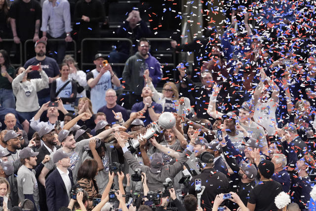 No. 2 UConn beats No. 10 Marquette 73-57 to win 1st Big East