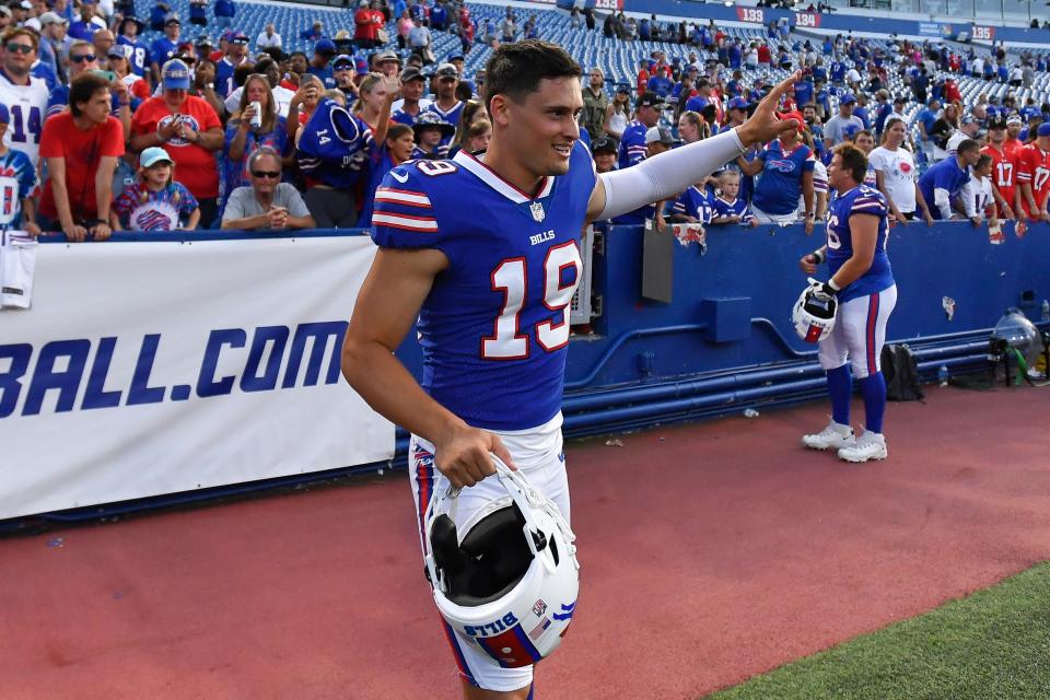 Matt Araiza was released by the Bills on Saturday.