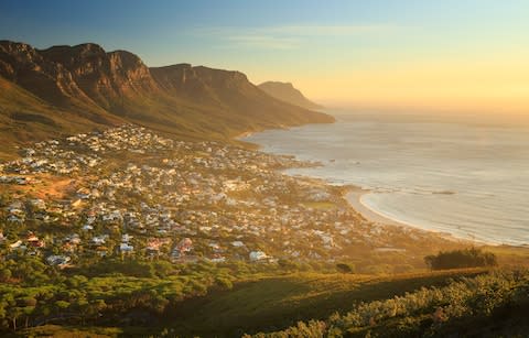 Table Mountain, the Twelve Apostles and Camps Bay - Credit: Getty