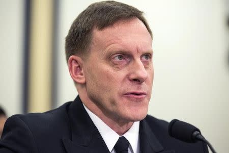 National Security Agency (NSA) Director Michael Rogers testifies before a House (Select) Intelligence Committee hearing on "Cybersecurity Threats: The Way Forward" on Capitol Hill in Washington November 20, 2014. REUTERS/Joshua Roberts