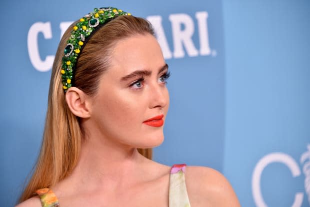 <em>Kathryn Newton at the Costume Designers Guild Awards.</em>