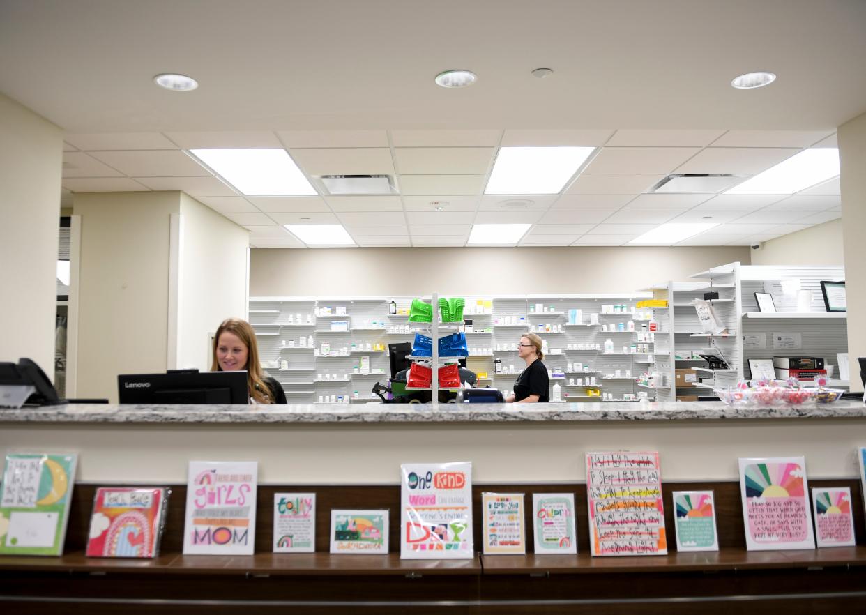 A pharmacy is located near the entrance of the hospital on Friday, Dec. 6, 2019 at Avera on Louise Ave.