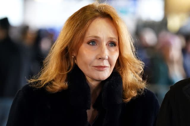 <p>Andrew Milligan/PA Images via Getty</p> J.K. Rowling in Edinburgh, Scotland, on Feb. 24, 2024