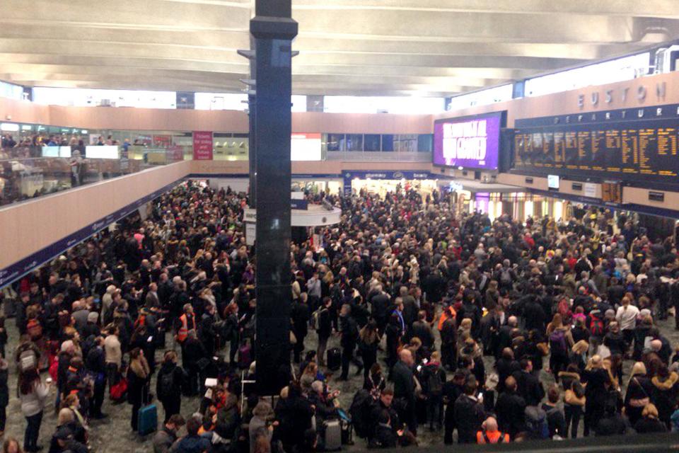 Severe delays: Train operators advised people not to travel (Francesca Simon)