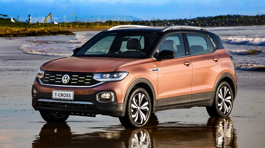 Volkswagen T-Cross, otro de los que logró volver al top ten.