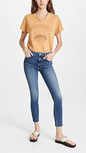 14) MOTHER Looker Ankle Fray Jeans