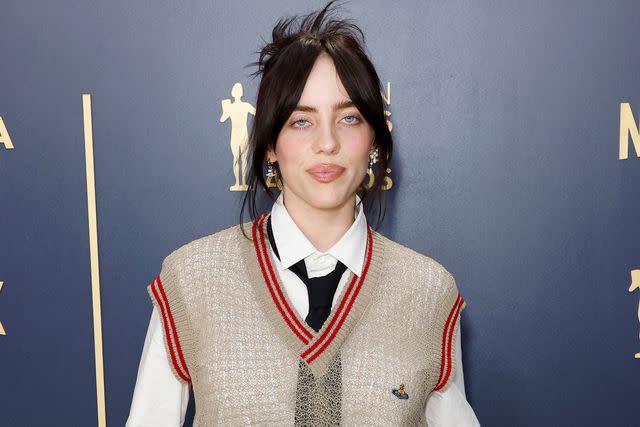 <p>Frazer Harrison/Getty </p> Billie Eilish