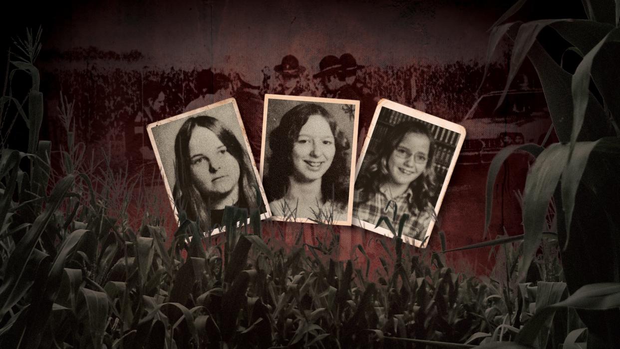 In the summer of 1975, three young girls were abducted in Indiana and taken to a cornfield. The youngest was raped. All three were stabbed repeatedly. Their attacker vanished into the night.