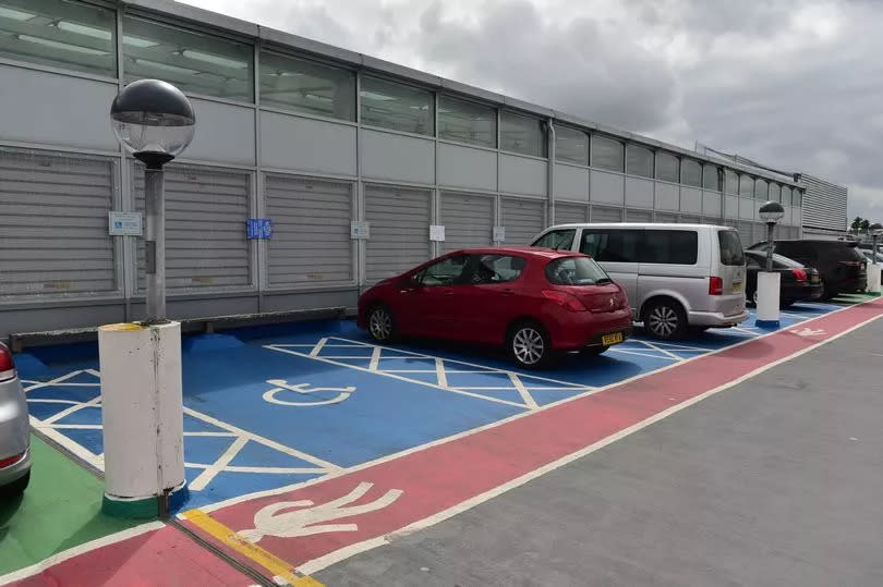 The top floor of the Regent Arcade car park