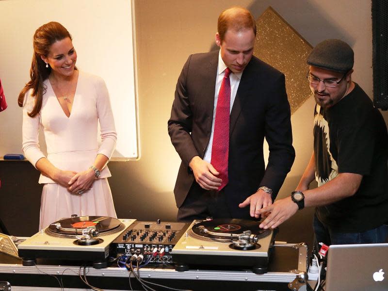 Ein DJ-Grundkurs für William. Foto: Morne De Klerk