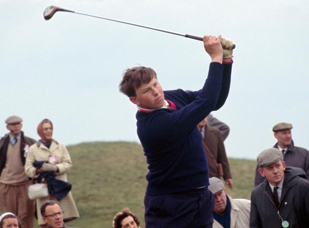 Competing in the 1967 Walker Cup at Royal St Georges in Kent