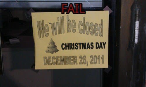 Will it be closed both days?