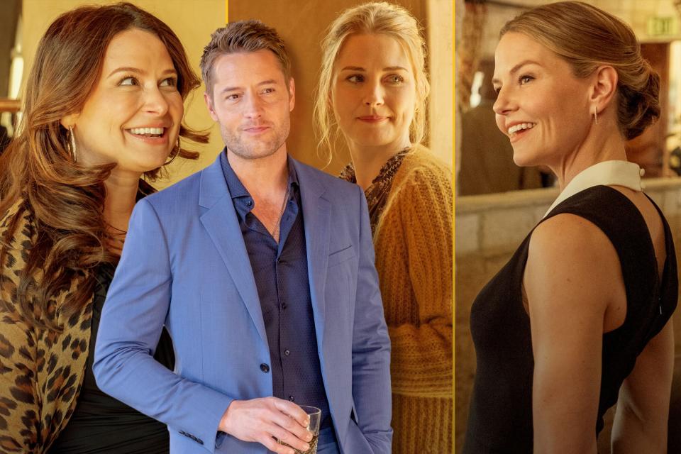 Katie Lowes, Justin Hartley, Alexandra Breckenridge, and Jennifer Morrison on 'This Is Us'