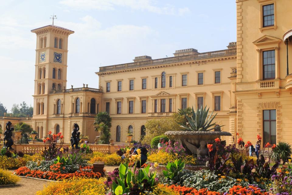 Osborne House, the former residence of Queen Victoria, gives an intimate insight into the royal’s life (Getty)