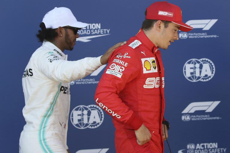 Hamilton y Leclerc, futuros compañeros para buscar devolverle la alegría a Ferrari